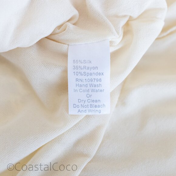 Pretty Angel Ivory Floral Rosette Ruffle Vest L Silk Blend Whimsical Festival - Picture 5 of 12